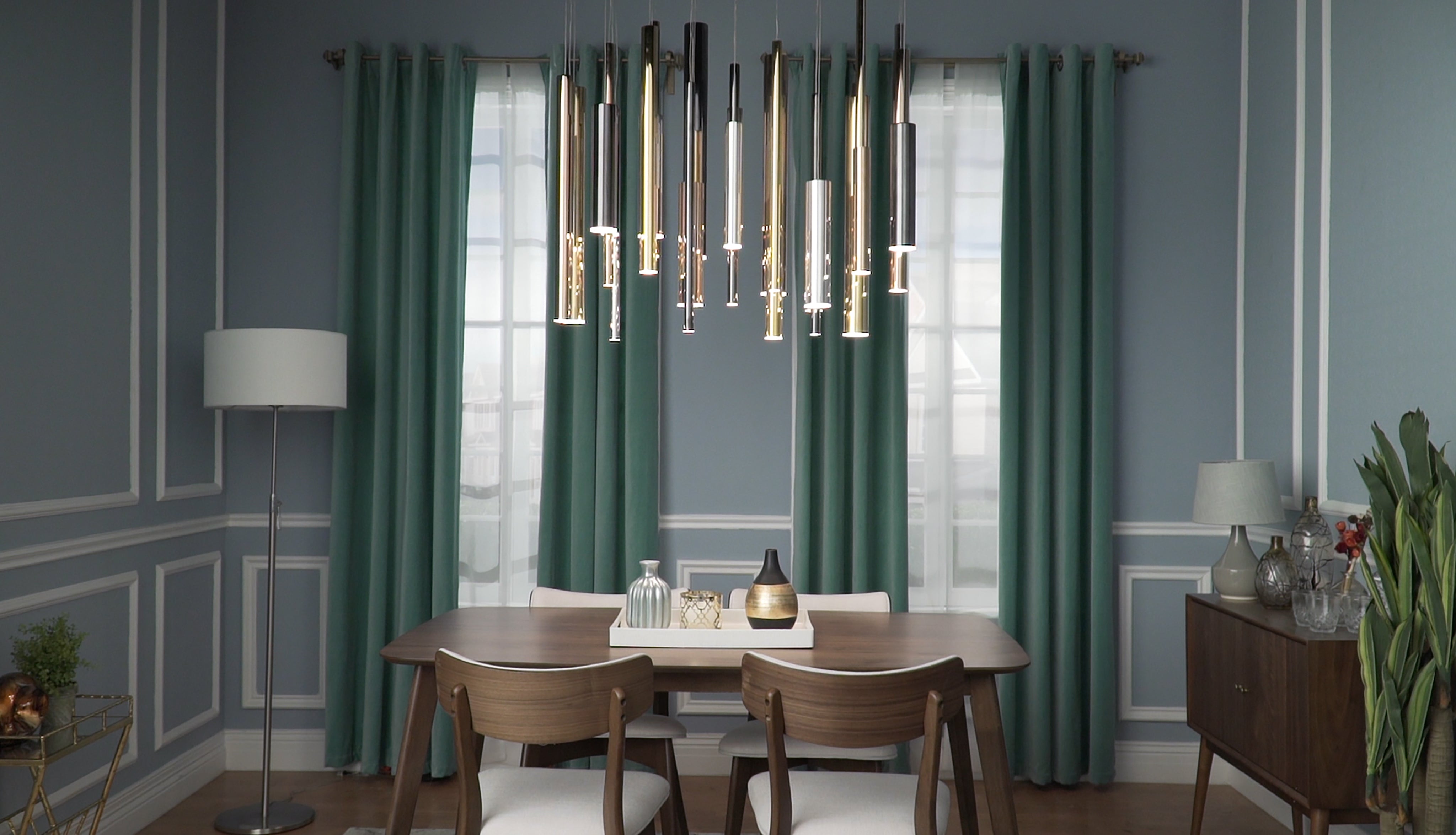 Flute-Linear Pendant by ET2