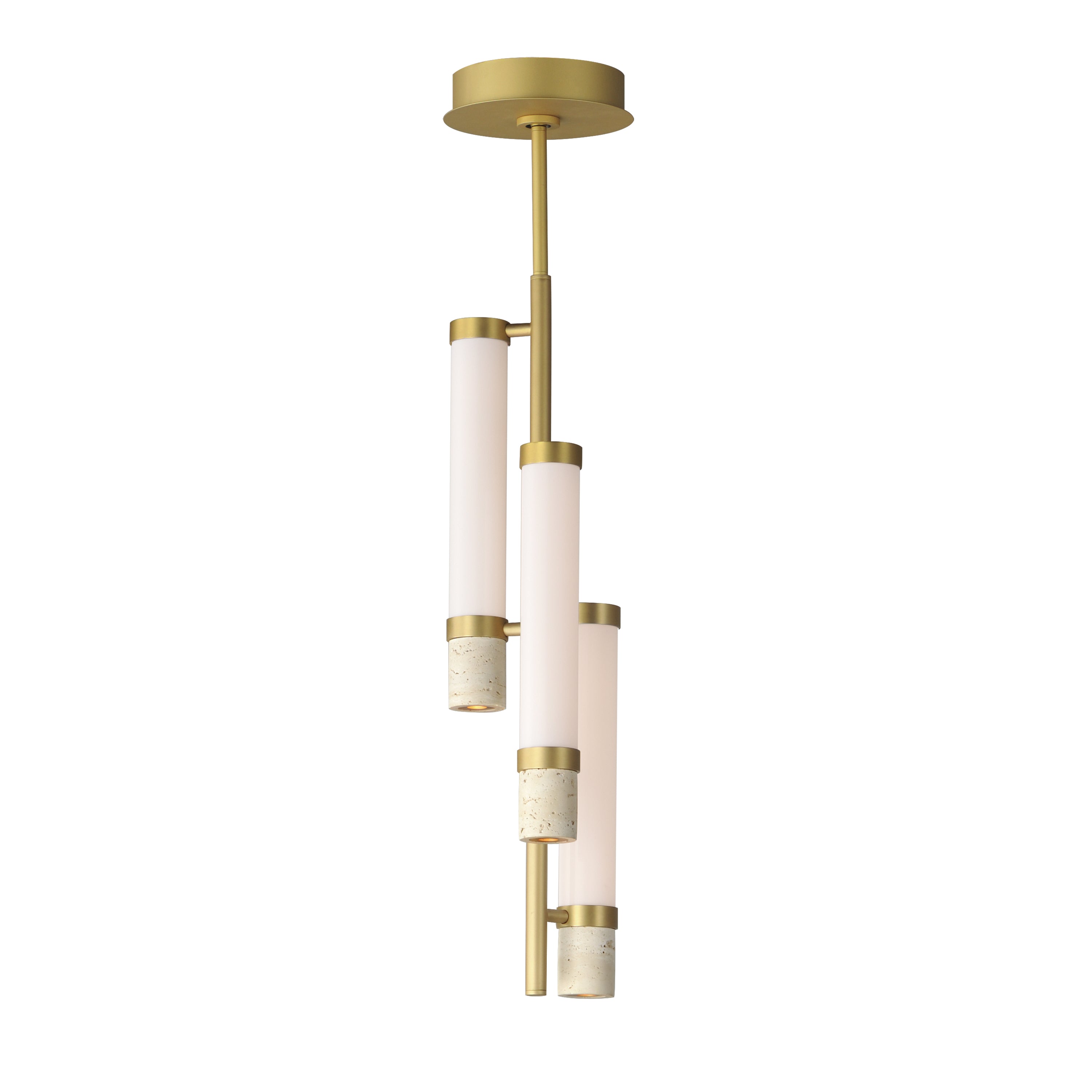 Travertine-Multi-Light Pendant by ET2