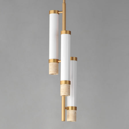 Travertine-Multi-Light Pendant by ET2