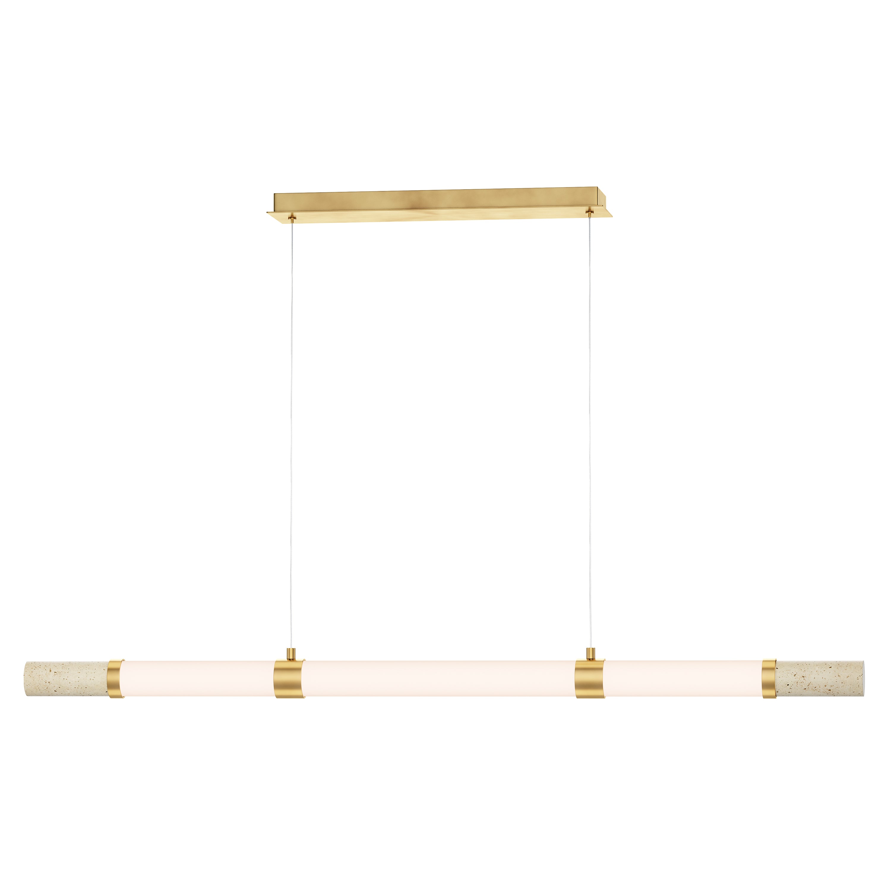 Travertine-Linear Pendant by ET2