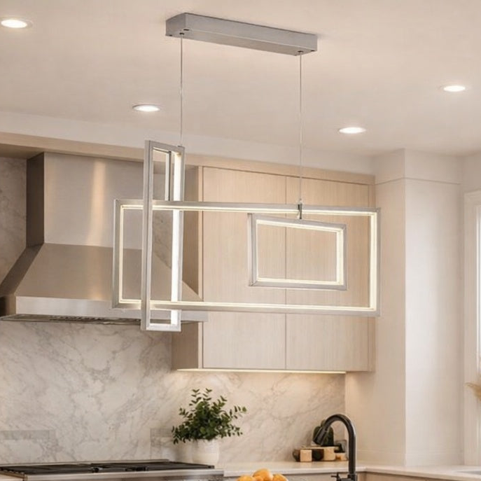 E20356-SN-Link-Linear Pendant in Nickel by ET2