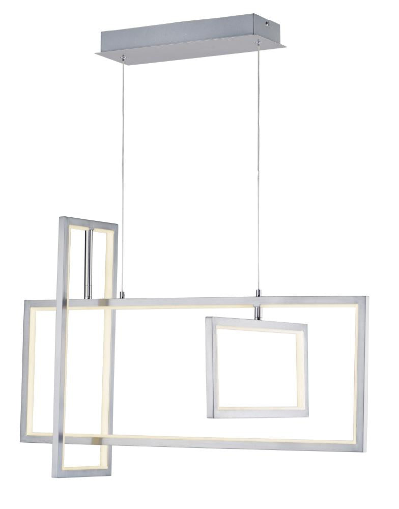 E20356-SN-Link-Linear Pendant in Nickel by ET2 