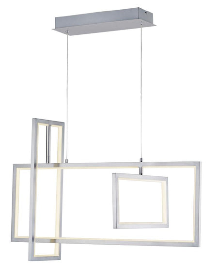 E20356-SN-Link-Linear Pendant in Nickel by ET2 
