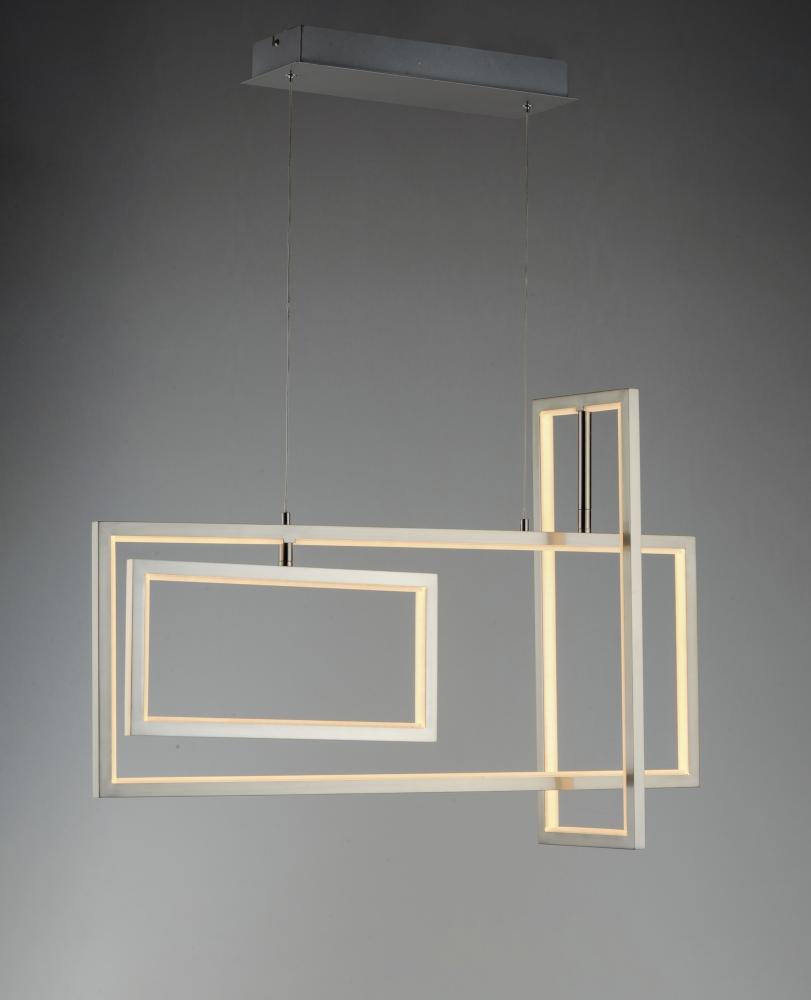 E20356-SN-Link-Linear Pendant in Nickel by ET2 