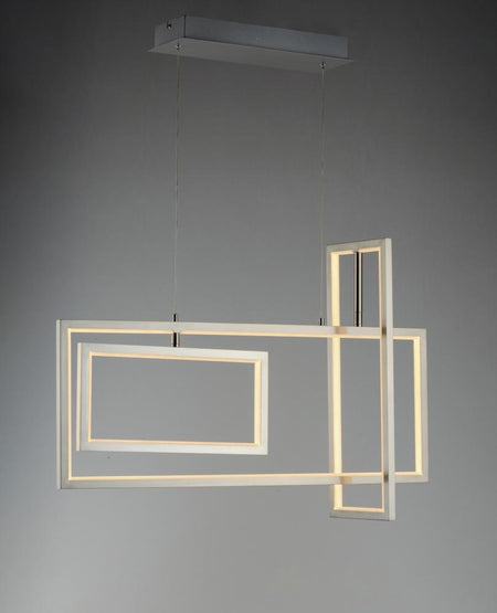 E20356-SN-Link-Linear Pendant in Nickel by ET2 