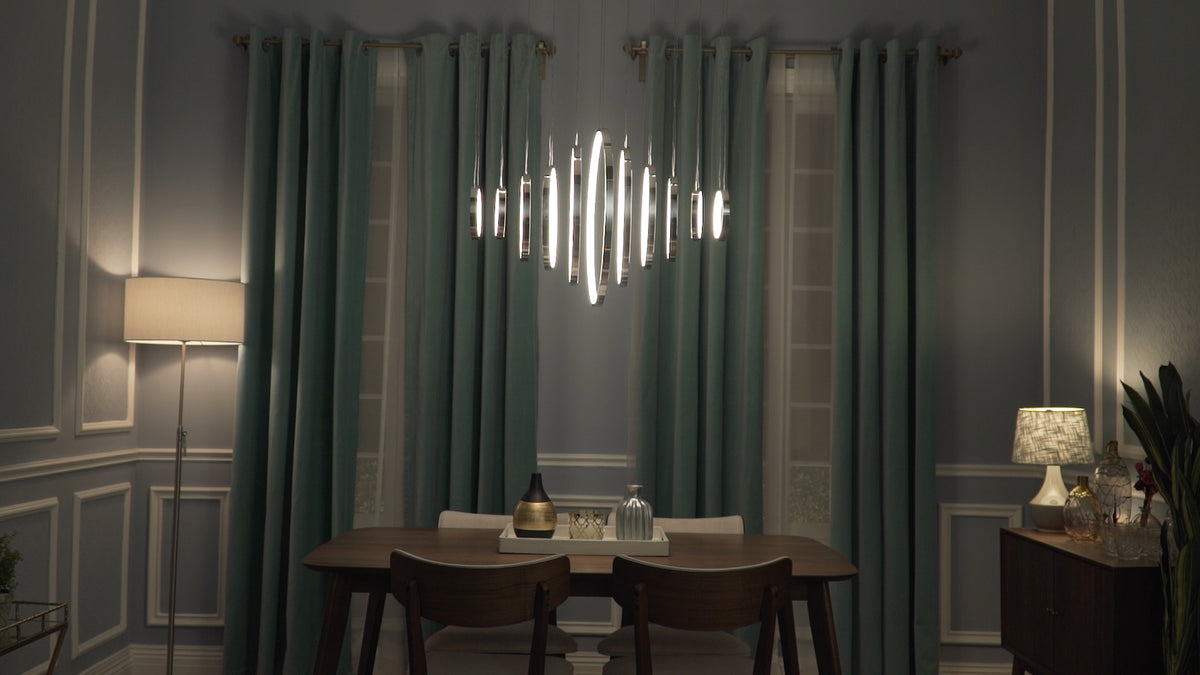 Hoops LED-Linear Pendant by ET2