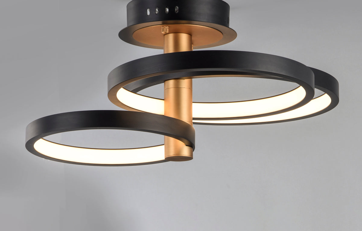 Hoopla-Semi-Flush Mount by ET2