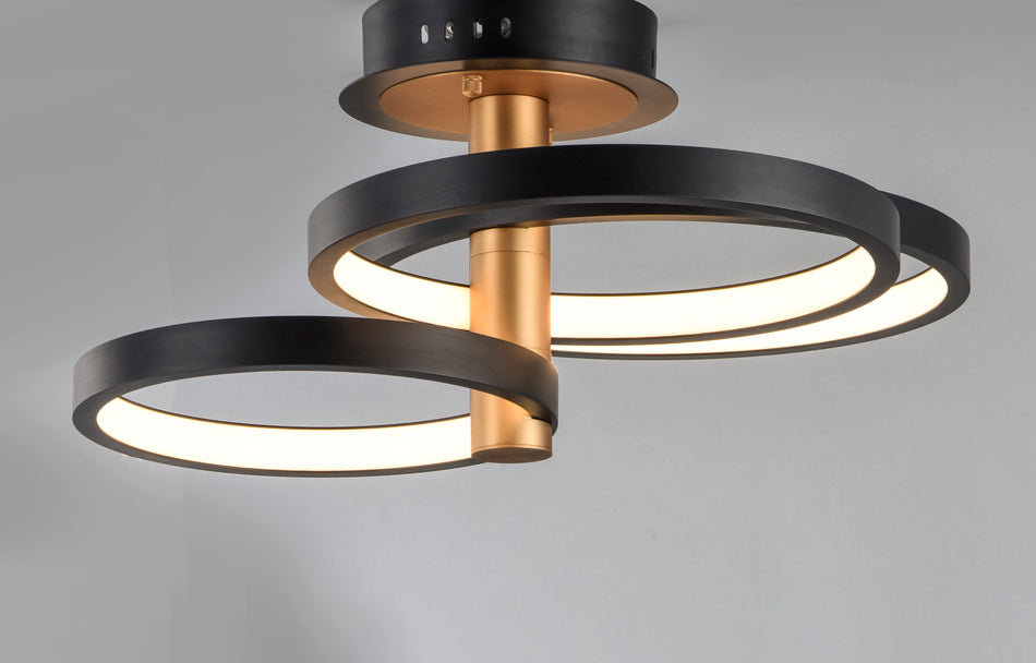 Hoopla-Semi-Flush Mount by ET2