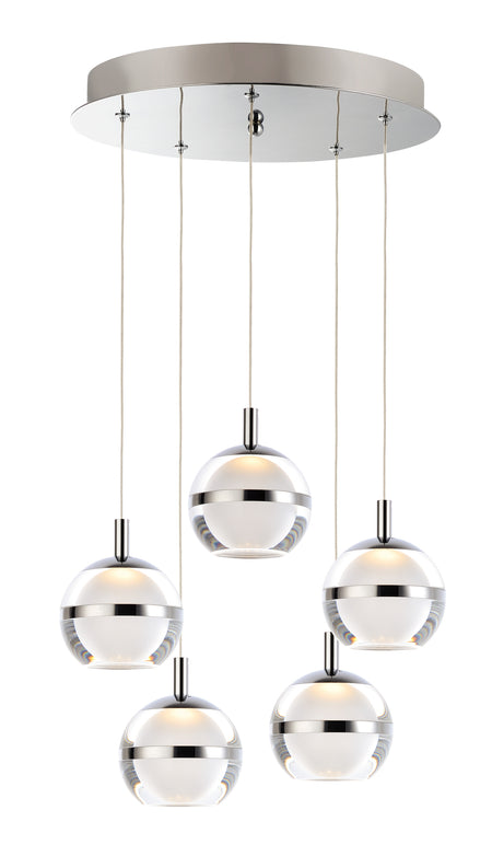 Swank-Multi-Light Pendant by ET2