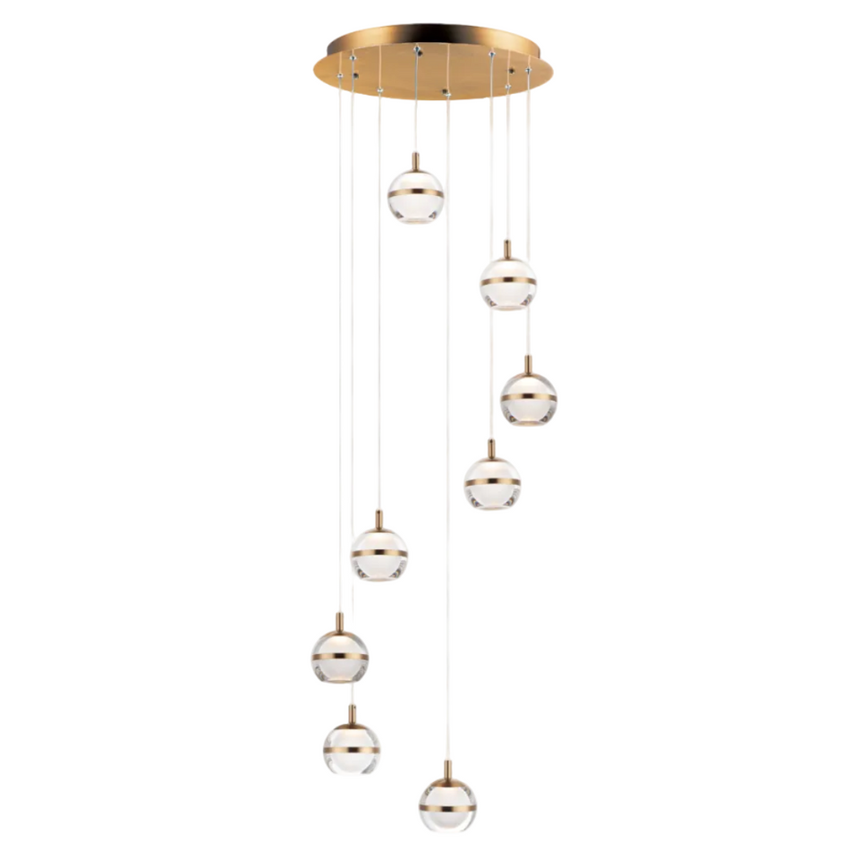 Swank 8-Light LED Pendant