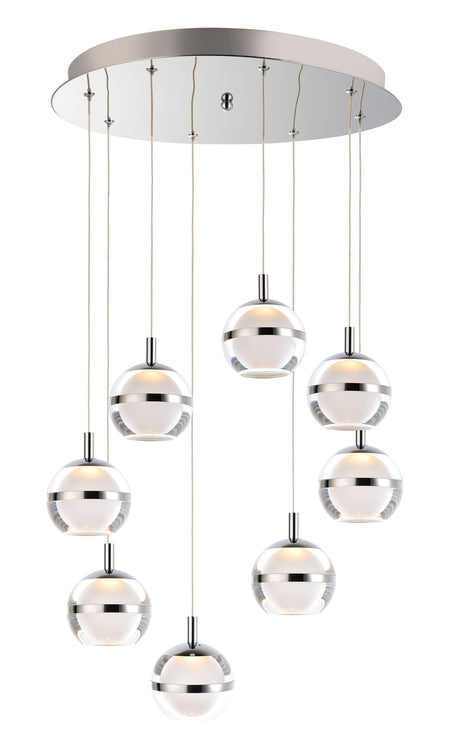 Swank-Multi-Light Pendant by ET2