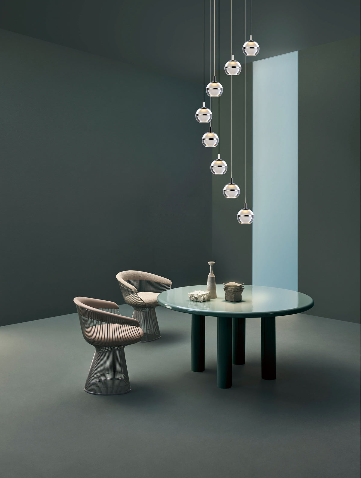 Swank-Multi-Light Pendant by ET2