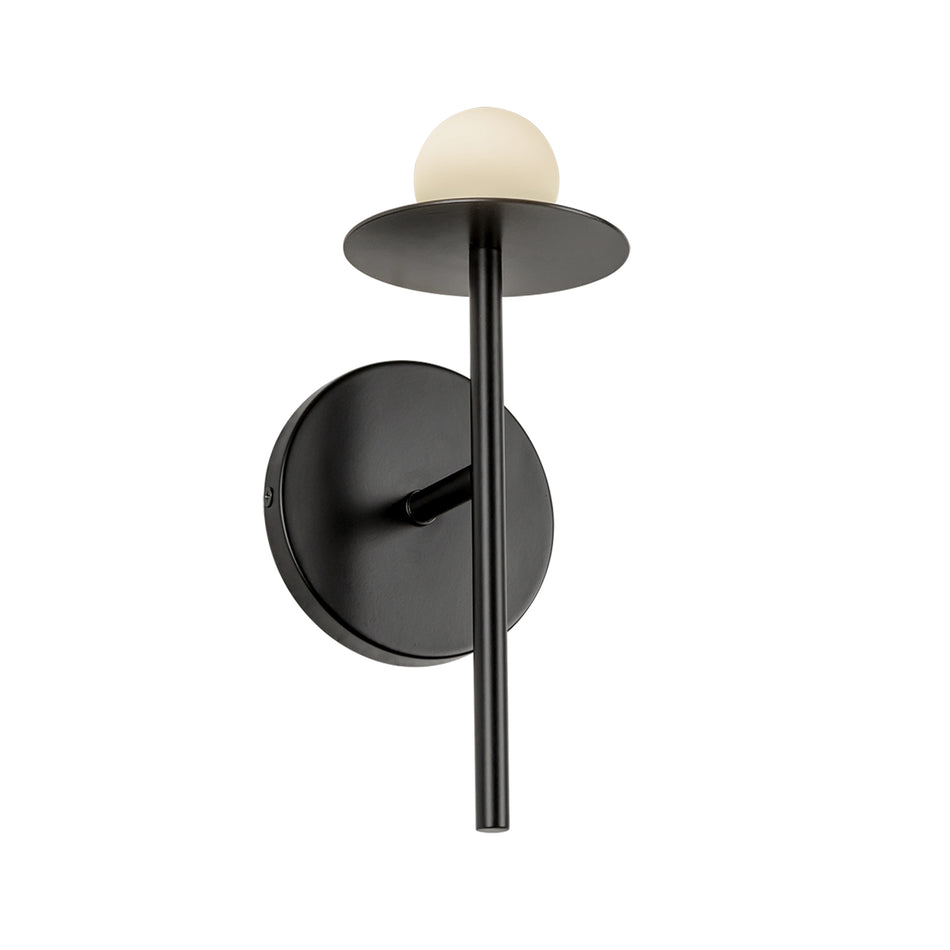 Elixir 10-in Black LED Wall Sconce by KUZCO