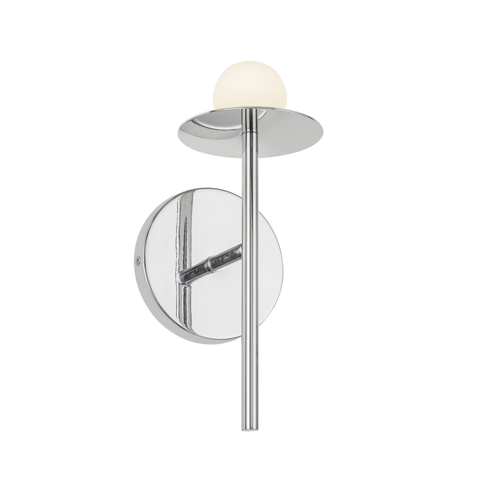 Elixir 10-in Chrome LED Wall Sconce by KUZCO
