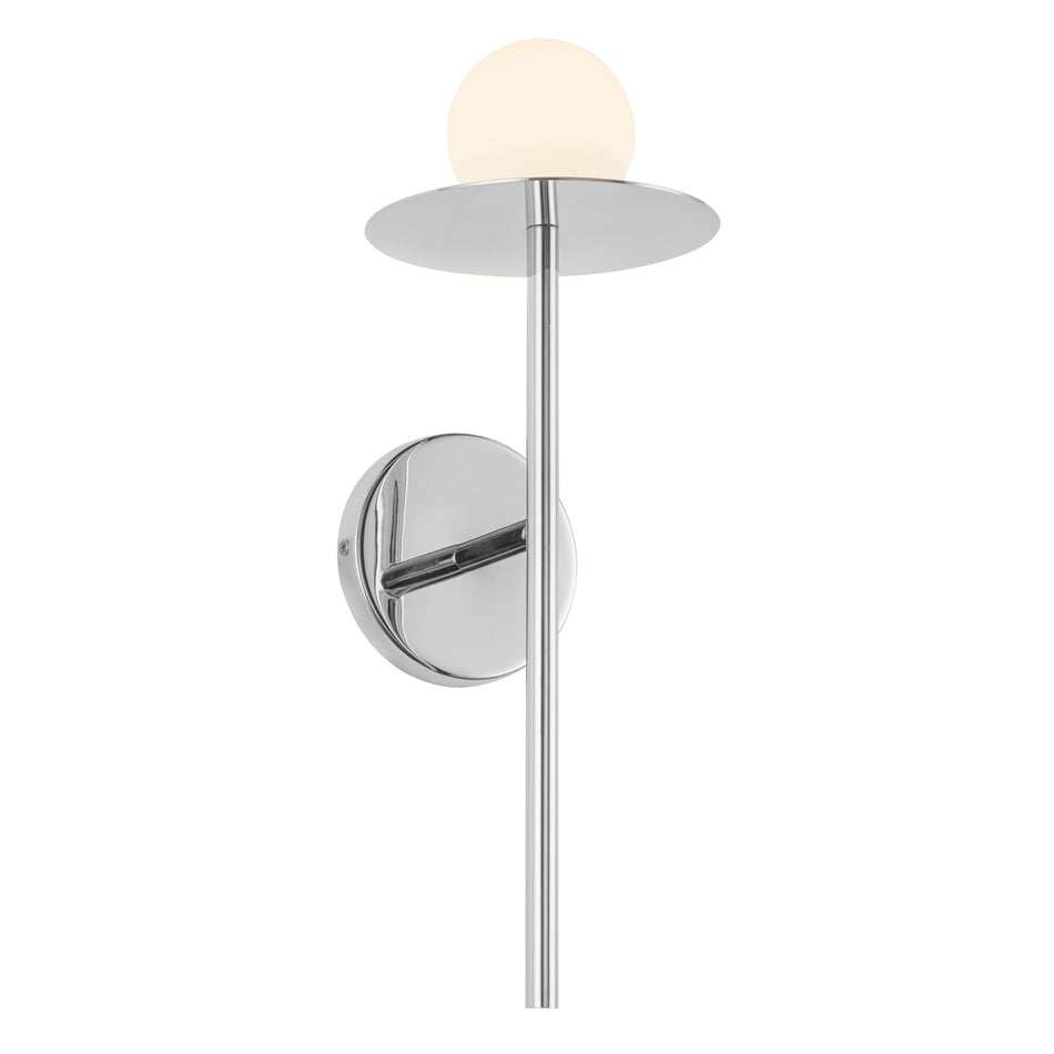 Elixir 16-in Chrome LED Wall Sconce by KUZCO