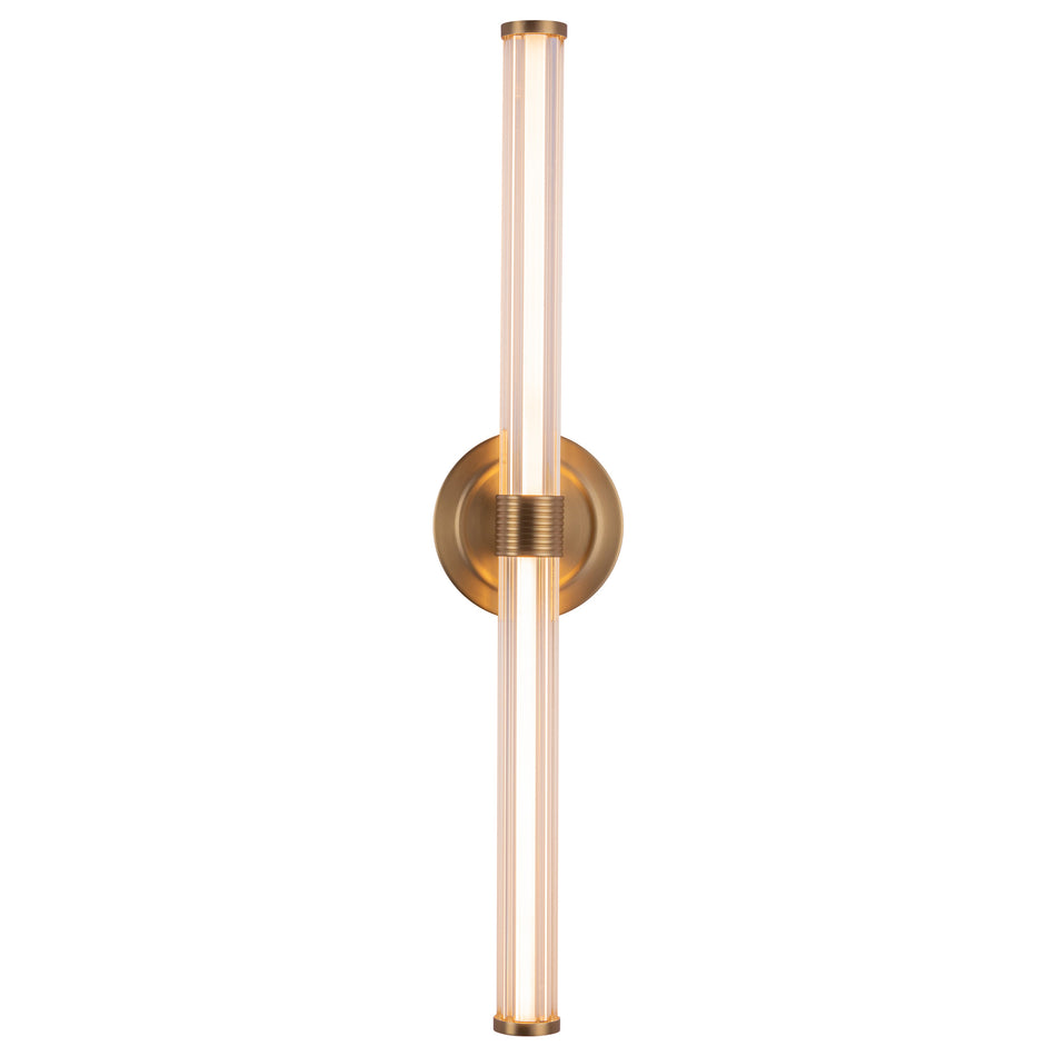 Elsie 24-in Brushed Gold LED Wall/Vanity Light