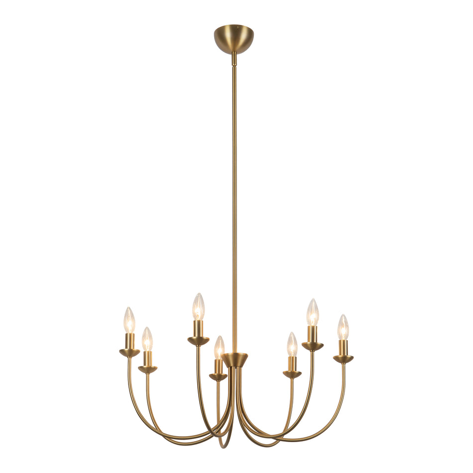 Ember 26-in Gold Chandelier