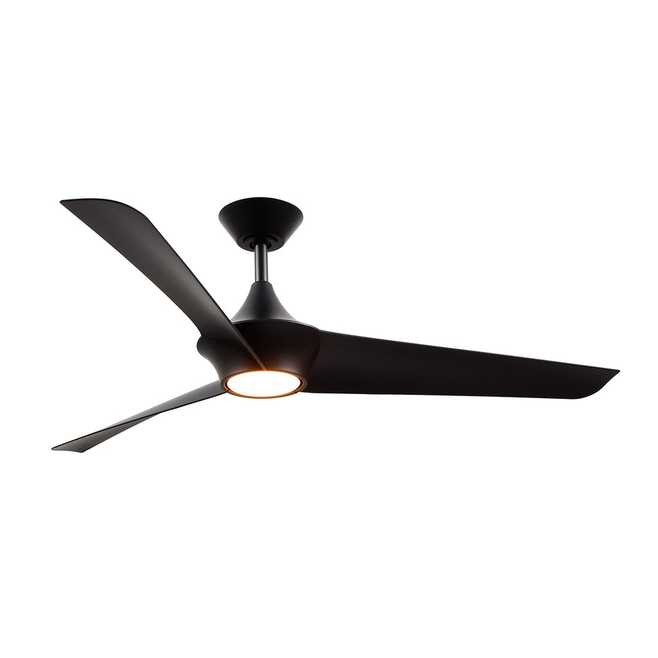 Emiko 56-in Matte Black LED Fans by ALORA MOOD