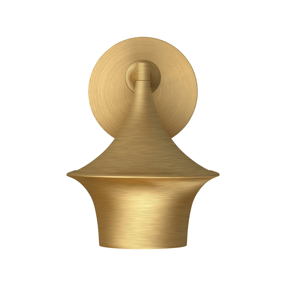Emiko 7-in Brushed Gold 1 Light Wall/Vanity by ALORA MOOD