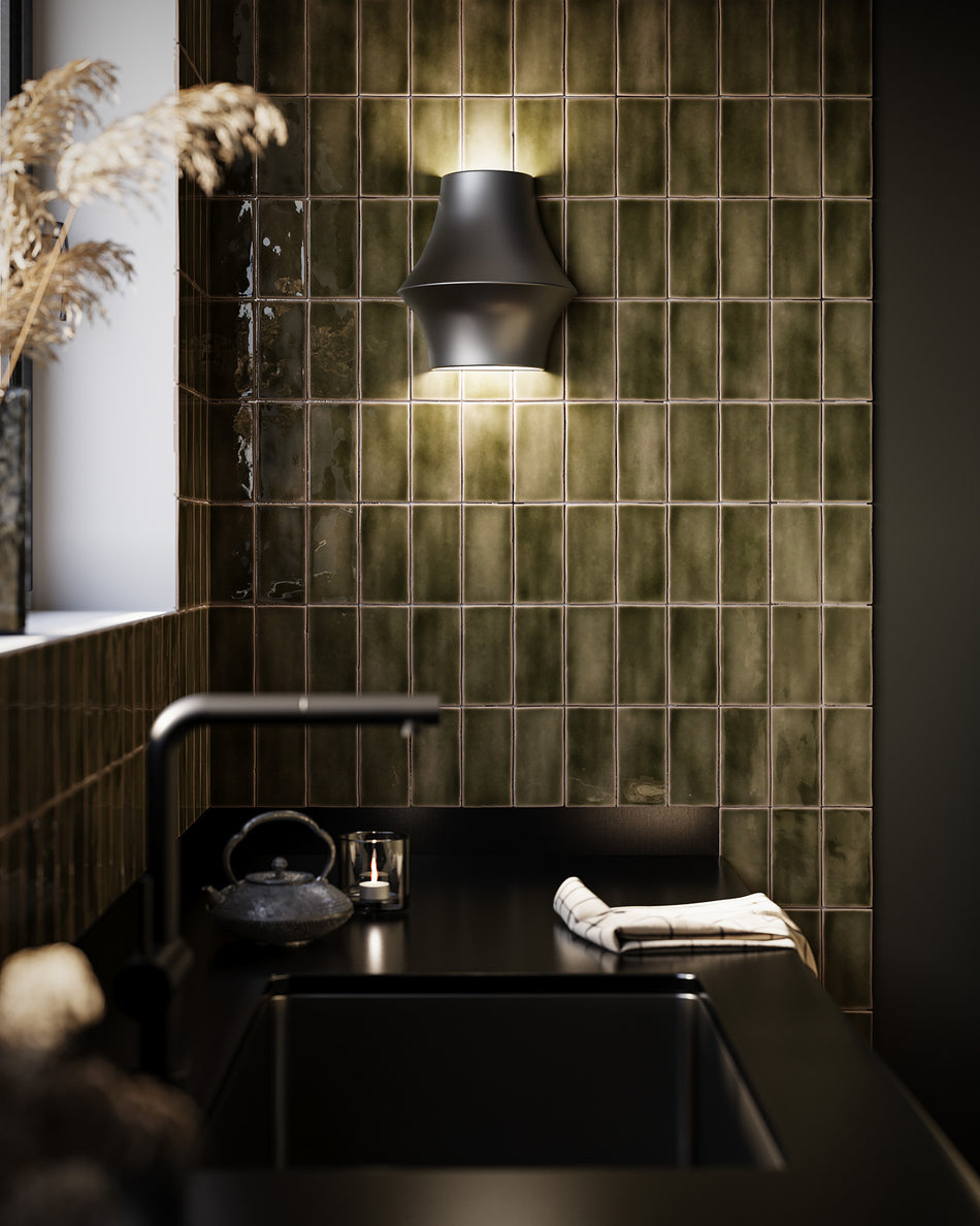 Emiko 10-in Matte Black 1 Light Wall/Vanity by ALORA MOOD