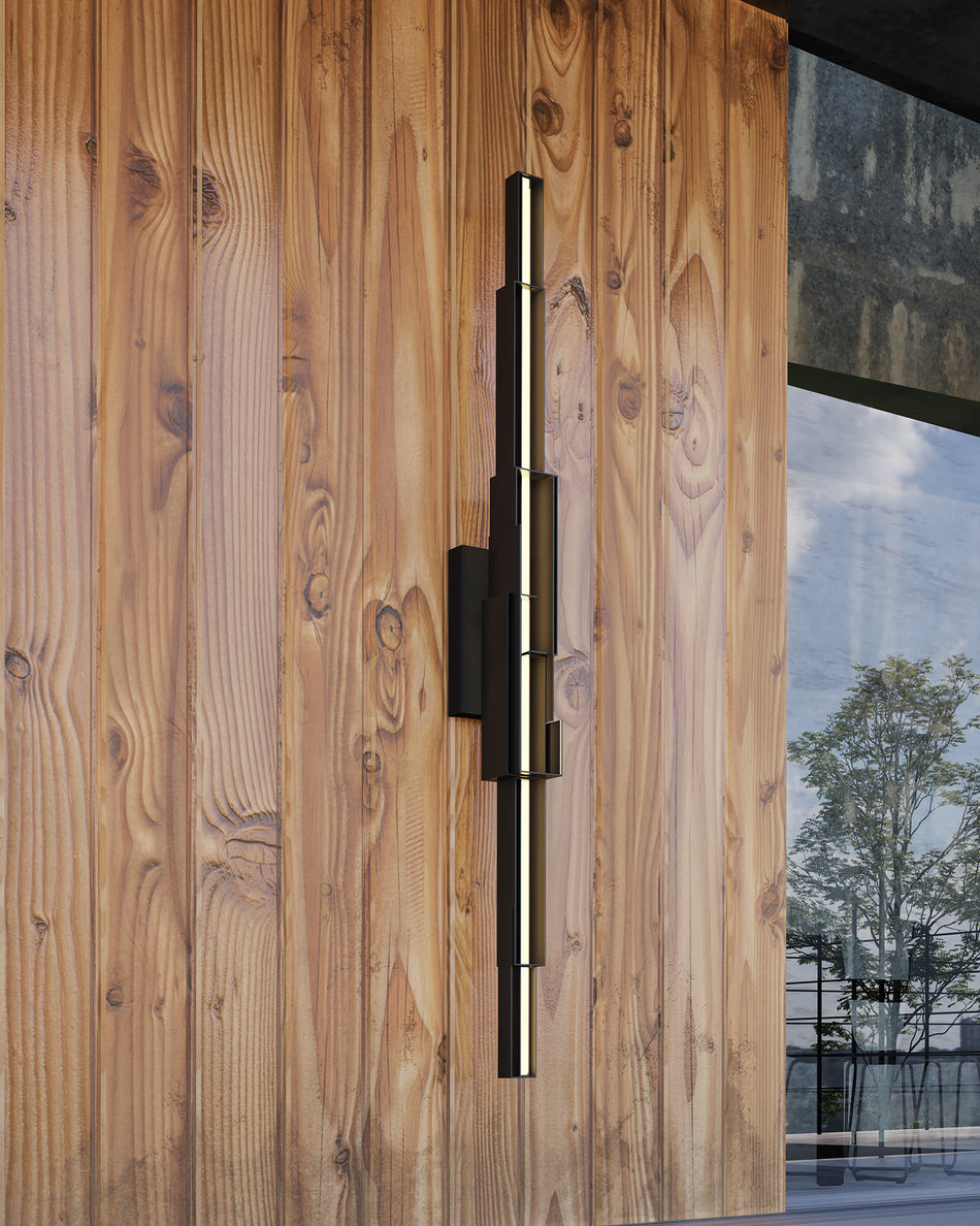 Enzo 60-in Black LED Wall Sconce by KUZCO
