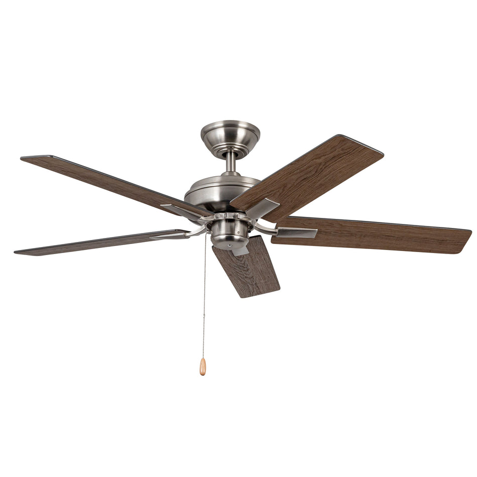 Erikson 52-in Brushed Nickel FAN Ceiling Fan by KUZCO