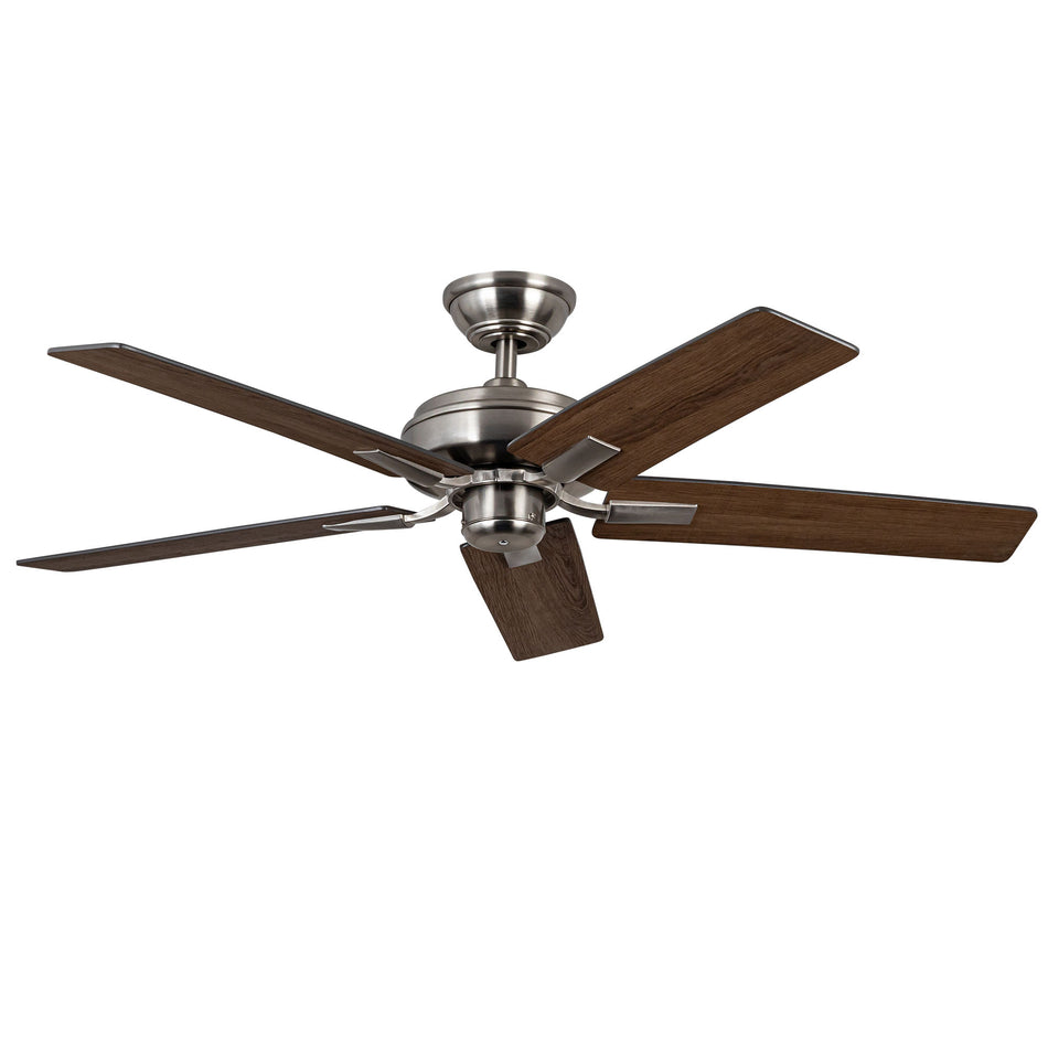 Erikson 52-in Brushed Nickel FAN Ceiling Fan by KUZCO