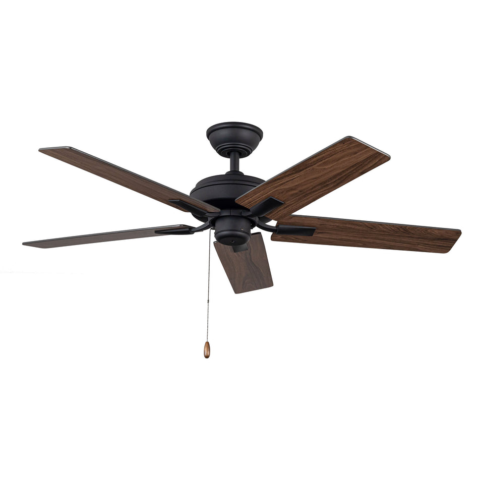 Erikson 52-in Matte Black FAN Ceiling Fan by KUZCO
