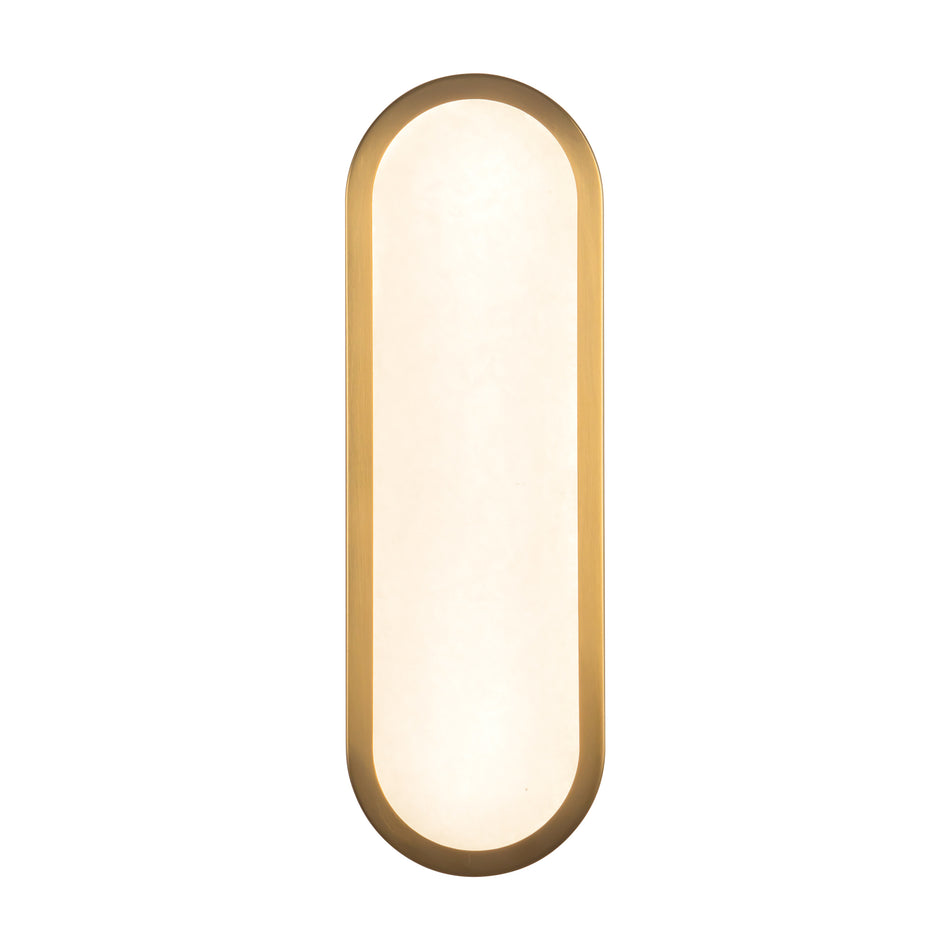 Evelyn 16-in Gold dimmable LED Bathroom Vanity Light