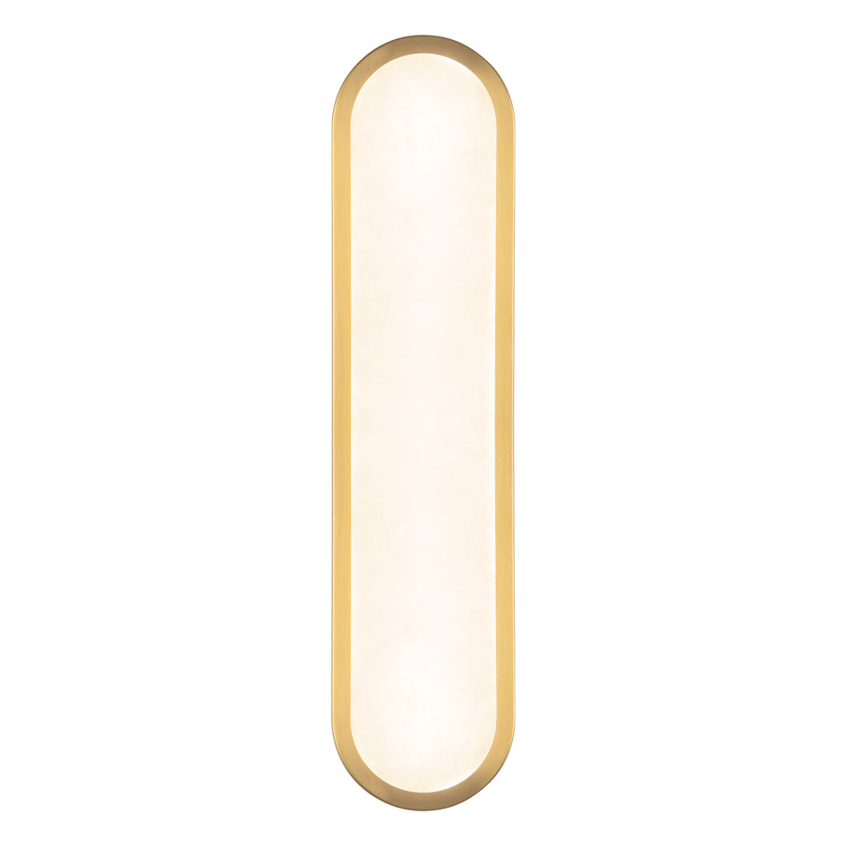 Evelyn 22-in Gold dimmable LED Bathroom Vanity Light