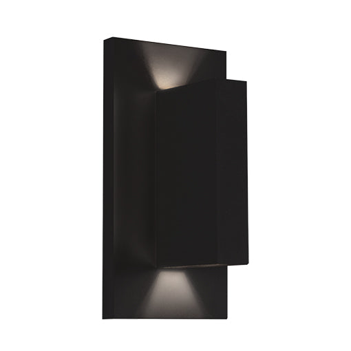 Vista 9-in Black LED Exterior Wall Sconce by KUZCO