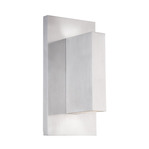 Vista 9-in Brushed Nickel LED Exterior Wall Sconce by KUZCO