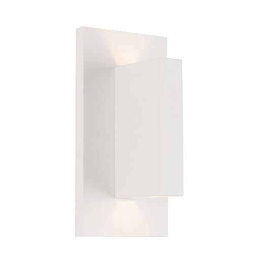 Vista 9-in White LED Exterior Wall Sconce by KUZCO