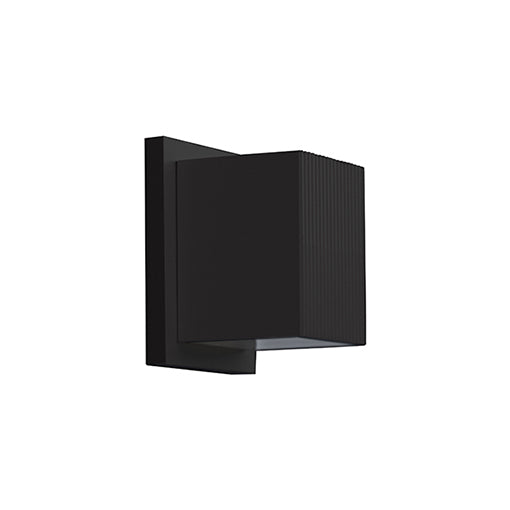 Mavis 5-in Black LED Exterior Wall Sconce by KUZCO