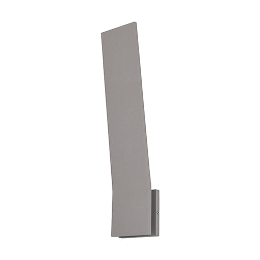 Nevis 24-in Gray LED Exterior Wall Sconce by KUZCO