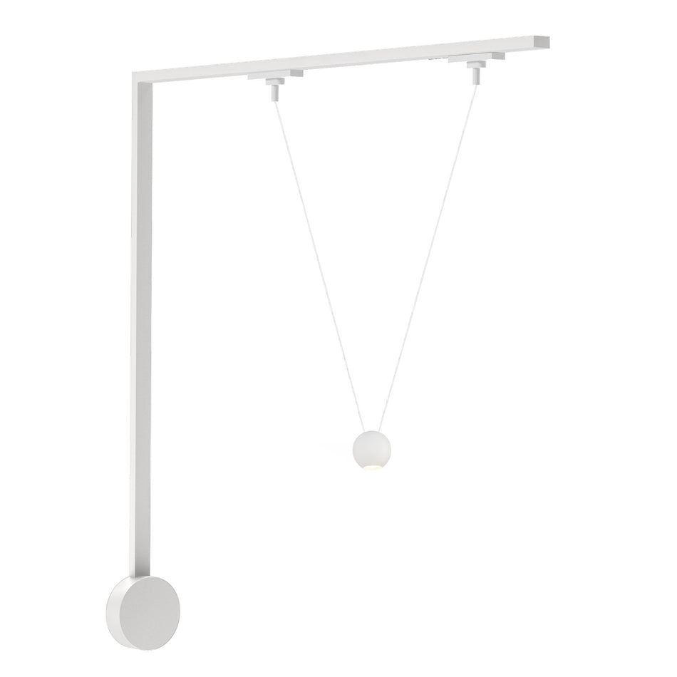 Faria Double 3-in White dimmable LED Trilo Wall Kit