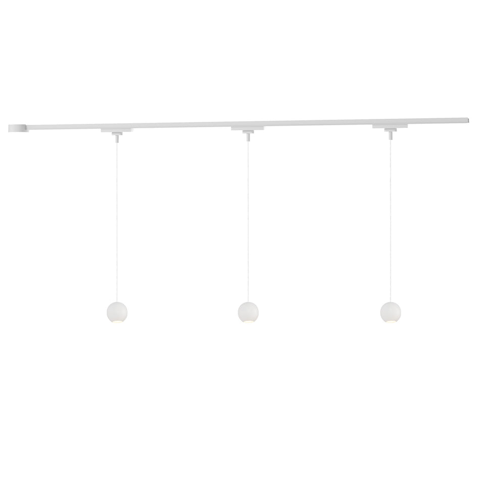 Faria 38-in White dimmable LED Trilo Ceiling Kit
