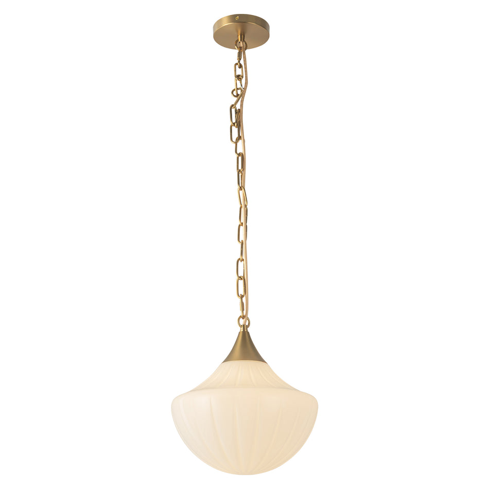 Farrah 12-in Gold Pendant