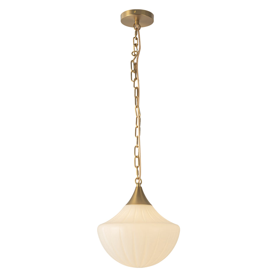 Farrah 12-in Gold Pendant