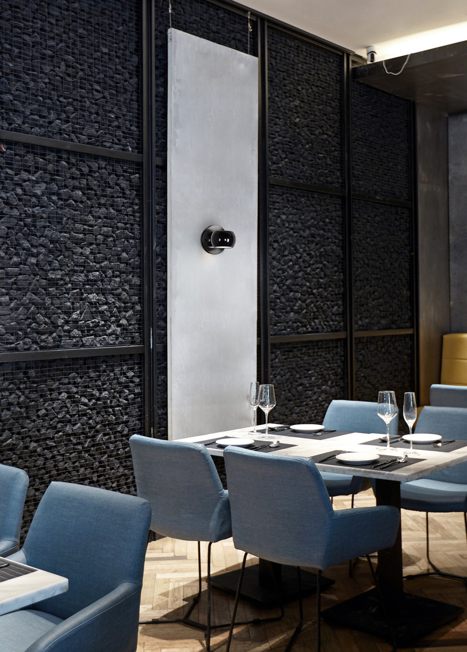 Flux 4-in Gloss Black LED Wall Sconce by KUZCO