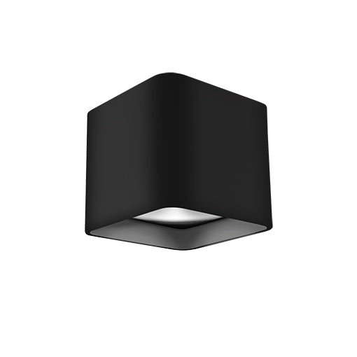 Falco 5-in Black LED Flush Mount by KUZCO
