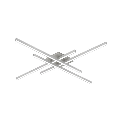 Vega Minor 32-in Brushed Nickel LED Flush Mount by KUZCO