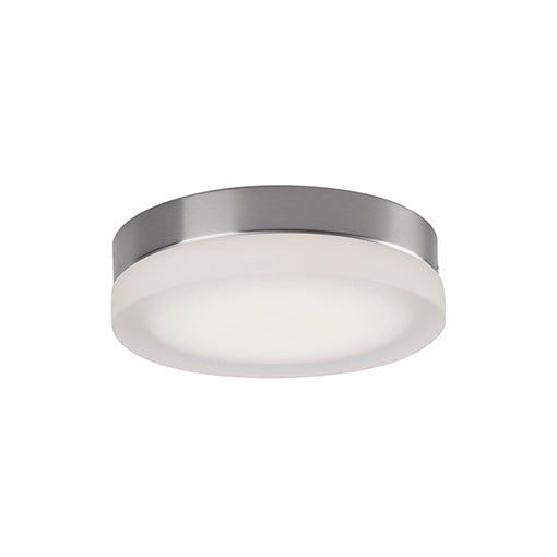 Bedford 11-in Brushed Nickel LED Flush Mount by KUZCO