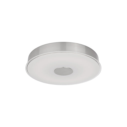 Parker 16-in Brushed Nickel LED Flush Mount by KUZCO