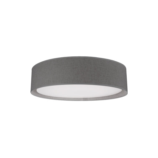 Dalton 16-in Gray LED Flush Mount by KUZCO