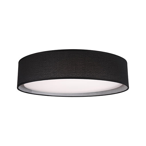 Dalton 20-in Black LED Flush Mount by KUZCO