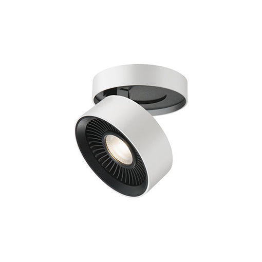 Solo 5-in White LED Flush Mount by KUZCO