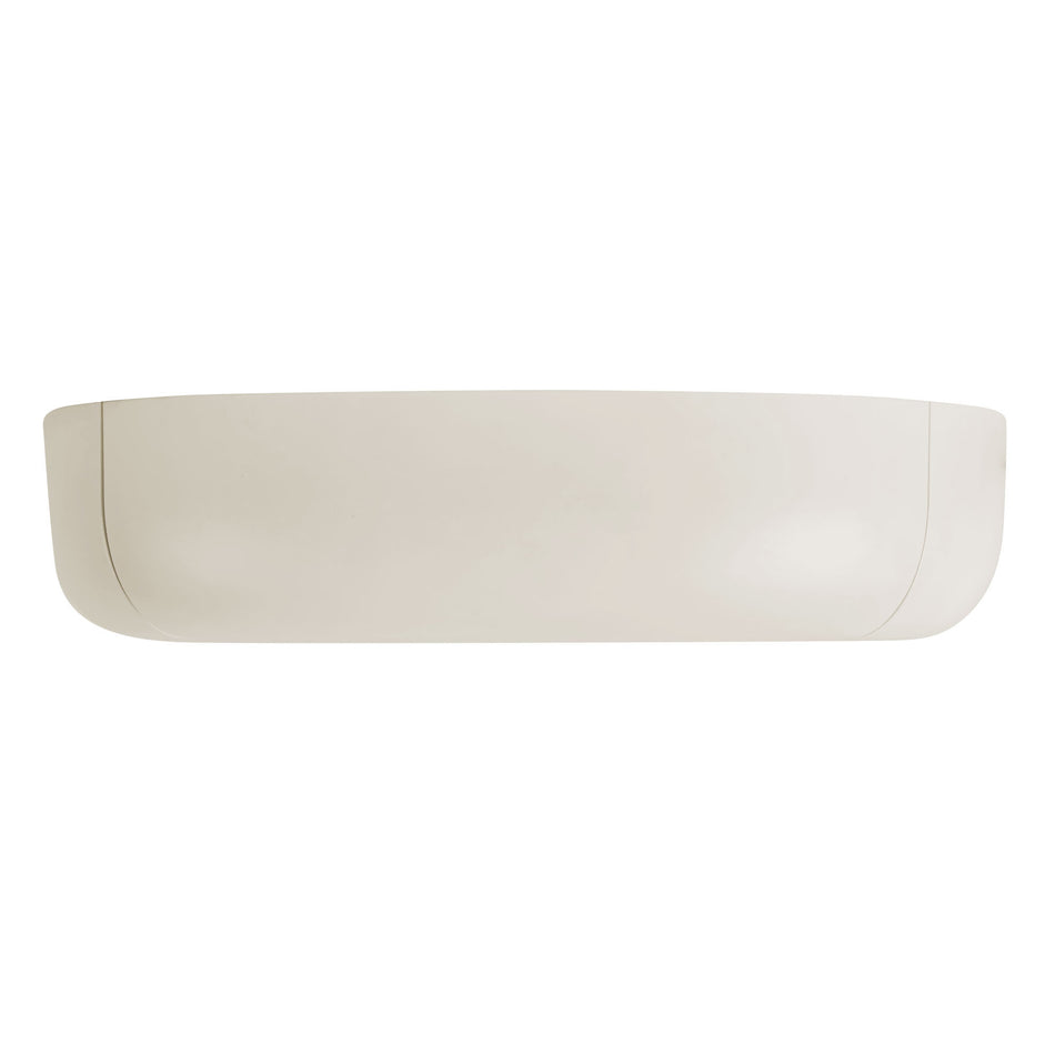 Folio 15-in White dimmable LED Flush Mount