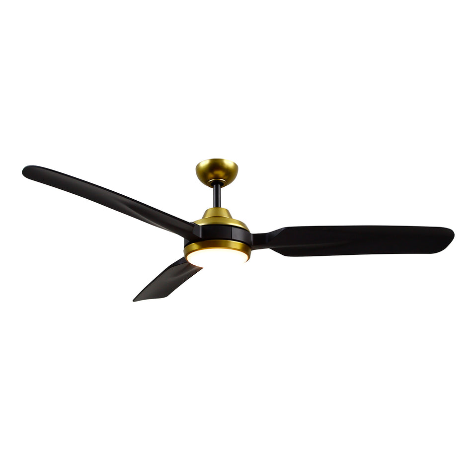 Fremont 60-in Brushed Gold LED Fans by KUZCO