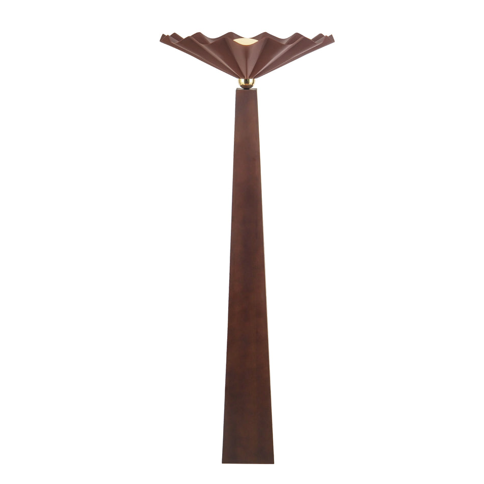 Furrow 65-in Red Floor Lamp